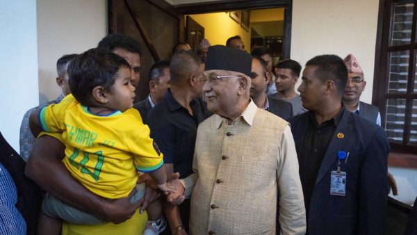 Nepal’s new prime minister has taken the oath of office at a ceremony in Kathmandu