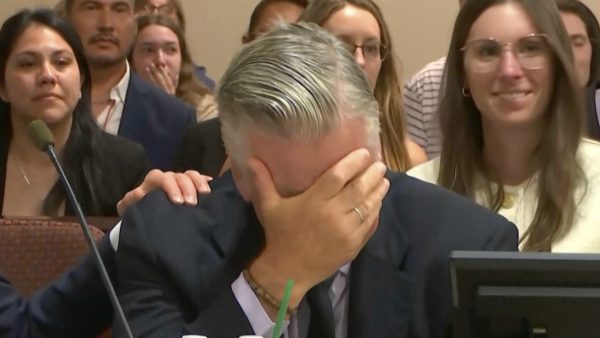 Alec Baldwin thanks supporters in first public comments after early end to trial