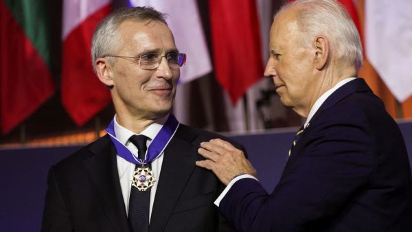 Biden awards NATO Secretary General Jens Stoltenberg with Presidential Medal of Freedom