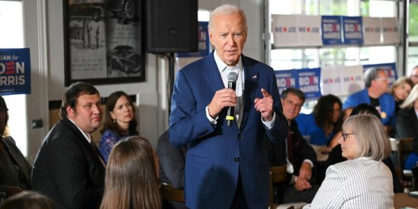 Biden blasts Project 2025 in Michigan and ties it to Trump in effort to regain footing