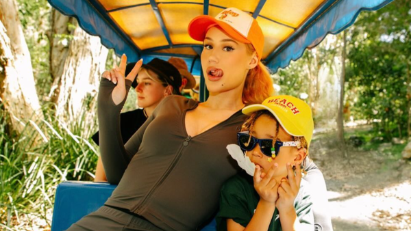 Iggy Azalea And Her Son Onyx Together