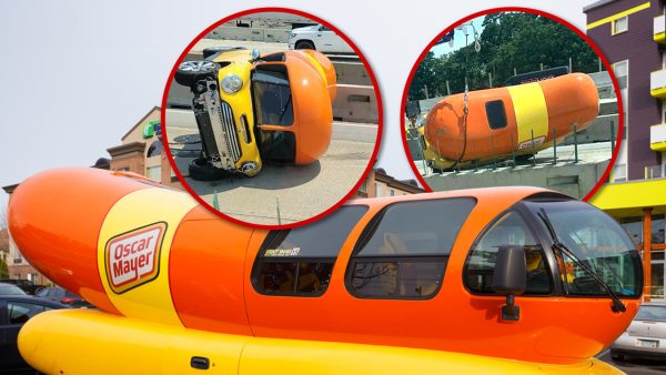 Oscar Mayer Wienermobile Crashes in Chicago, Flips On Side