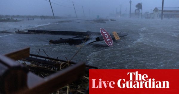 Hurricane Beryl: more than 1.3m people without power as storm hits Texas