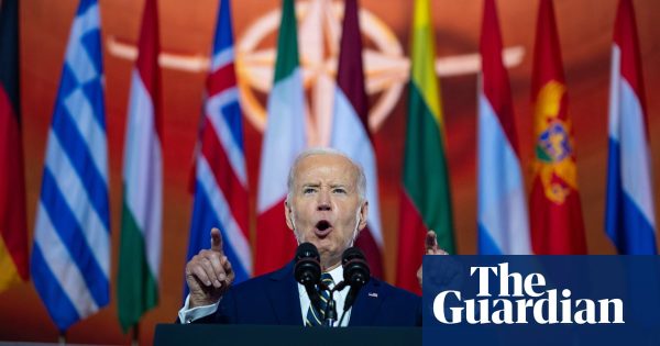 Biden promises new air defenses for Ukraine in forceful Nato speech