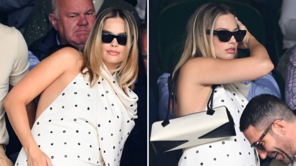 Margot Robbie Pregnant Belly Wimbledon — Love All!