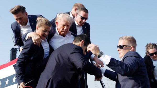 Trump Rushed Off Stage at Rally After Potential Gunshots