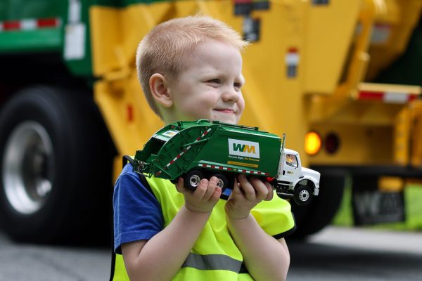 4-Year-Old Boy with Cystic Fibrosis Gets to Live Out His Dream and Become a Garbage Truck Driver