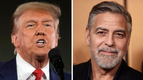 Trump calls Clooney a ‘backstabber’ for Biden op-ed