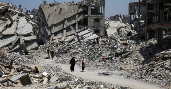 Bodies trapped in Gaza City under Israeli assault as mediators push for truce