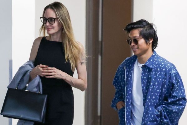 Angelina Jolie Has Dinner Date with Son Pax Treating His Mom at West Hollywood Restaurant