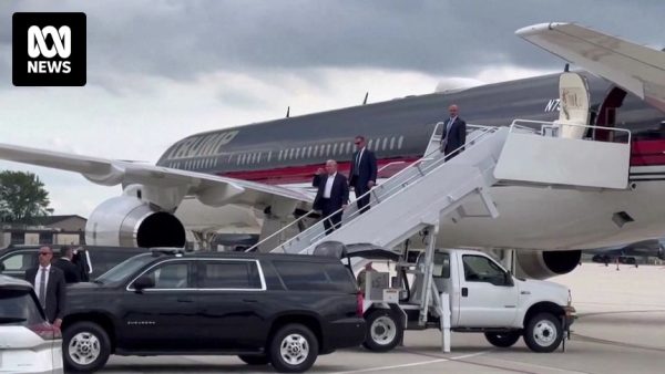 Donald Trump arrives in Milwaukee day after assassination attempt