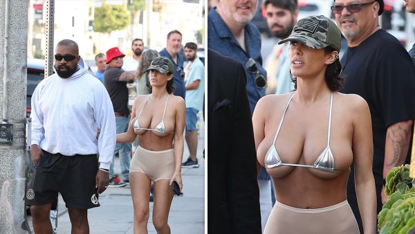 Kanye West and Bianca Censori step out for a lunch and movie date in Los Angeles