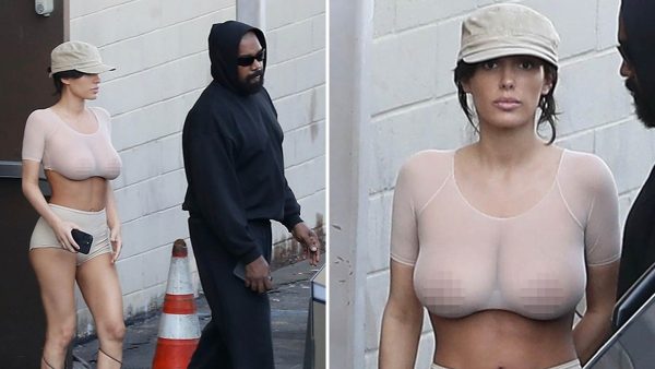 Bianca Censori Busts Out See-Through Top For Movie Date With Kanye West