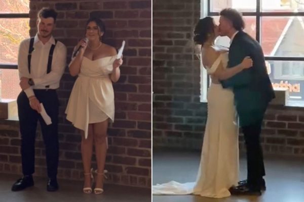 Couple Shocks Engagement Party Guests with Surprise Wedding: ‘Give Me 20 Minutes to Change My Dress’ (Exclusive)