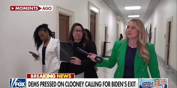 Democrats asked about George Clooney calling for Biden to exit 2024 race