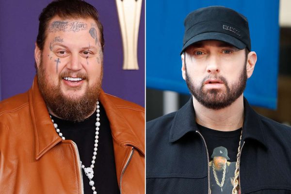 Jelly Roll ‘Can’t Believe’ His ‘Childhood Hero’ Eminem Sampled His Hit ‘Save Me’ for ‘Death of Slim Shady’ Album