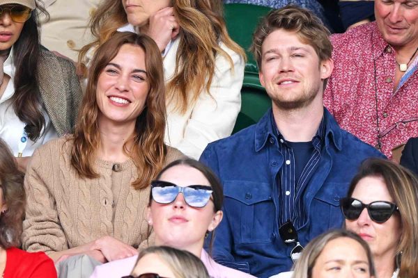 Joe Alwyn Smiles at Wimbledon Tennis Match Next to Alexa Chung and More Friends