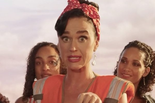 Katy Perry Takes Fans BTS of ‘Woman’s World’ Video While Wearing a Rosie the Riveter Headscarf: ‘Girlboss S—’