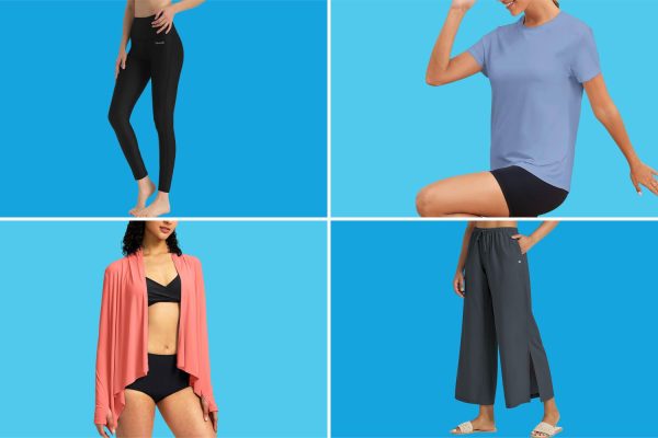 Our Favorite Sun-Protective Clothing at Amazon Includes Swim Leggings, Rash Guards, and Wide-Legs Pants from $8