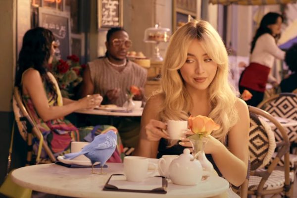 Sabrina Carpenter Has an Espresso-Induced Hallucination in Latest Olympics Promo: Watch