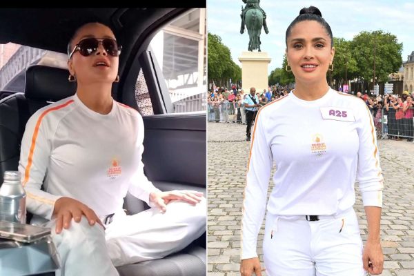 Salma Hayek Listens to Eminem’s ‘Lose Yourself’ to Prepare for Paris Olympics Torch Relay: ‘Feeling the Excitement’