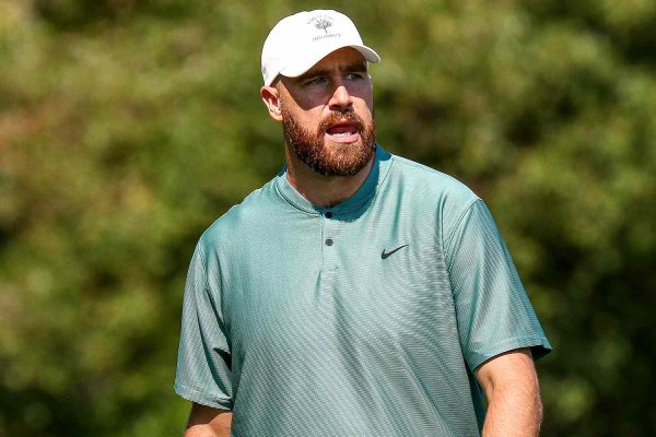 Travis Kelce Helps Injured Spectator After His Golf Ball Strikes Her at ACC Tournament