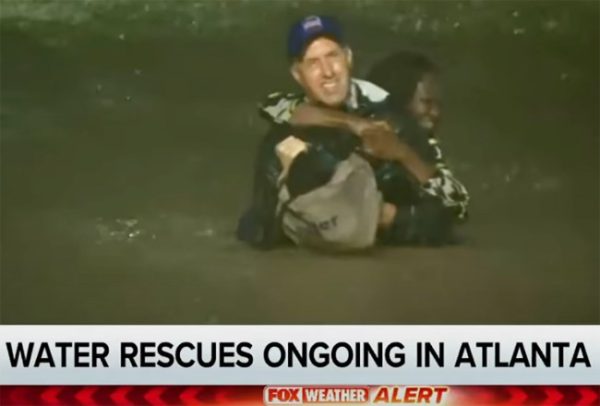 Fox Meteorologist Saves Woman From Hurricane Helene Flooding During Live Broadcast