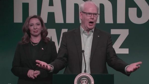 ‘SNL’ Reveals Jim Gaffigan as Tim Walz, Andy Samberg as Doug Emhoff in Cold Open With Maya Rudolph’s Kamala Harris