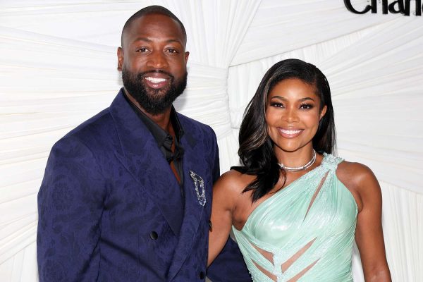 Gabrielle Union Is a Vixen in Versace Alongside a Dapper Dwyane Wade on The Albies Red Carpet