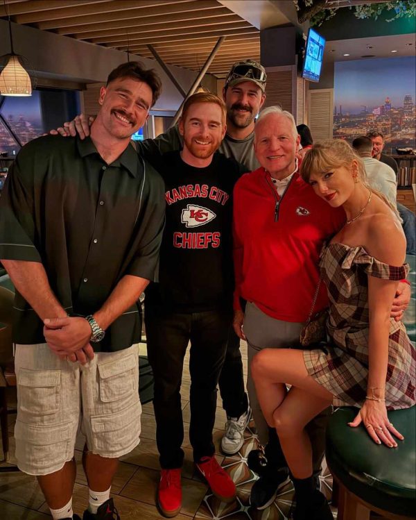 Taylor Swift and Travis Kelce Hang Out After Chiefs Win with Friends: ‘KC Was Down Bad’